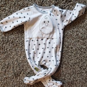 Nested Bean Sleep Suit (Double Zipper, 6-12mo)